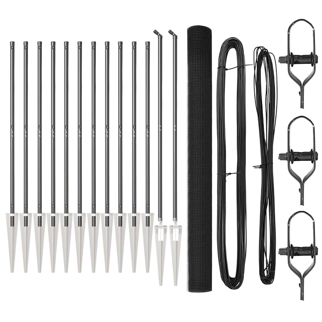 Aed koos postidega Hall 1.6 x 25 m Teras