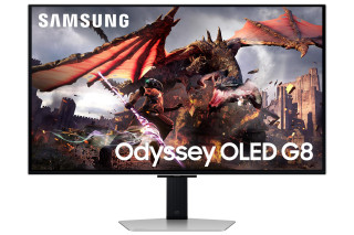 Monitor|SAMSUNG|32|Gaming/Smart/4K|Panel OLED|3840x2160|16:9|0.03 ms|Speakers|Swivel|Pivot|Height adjustable|Tilt|Colour Silver|LS32DG802SUXDU