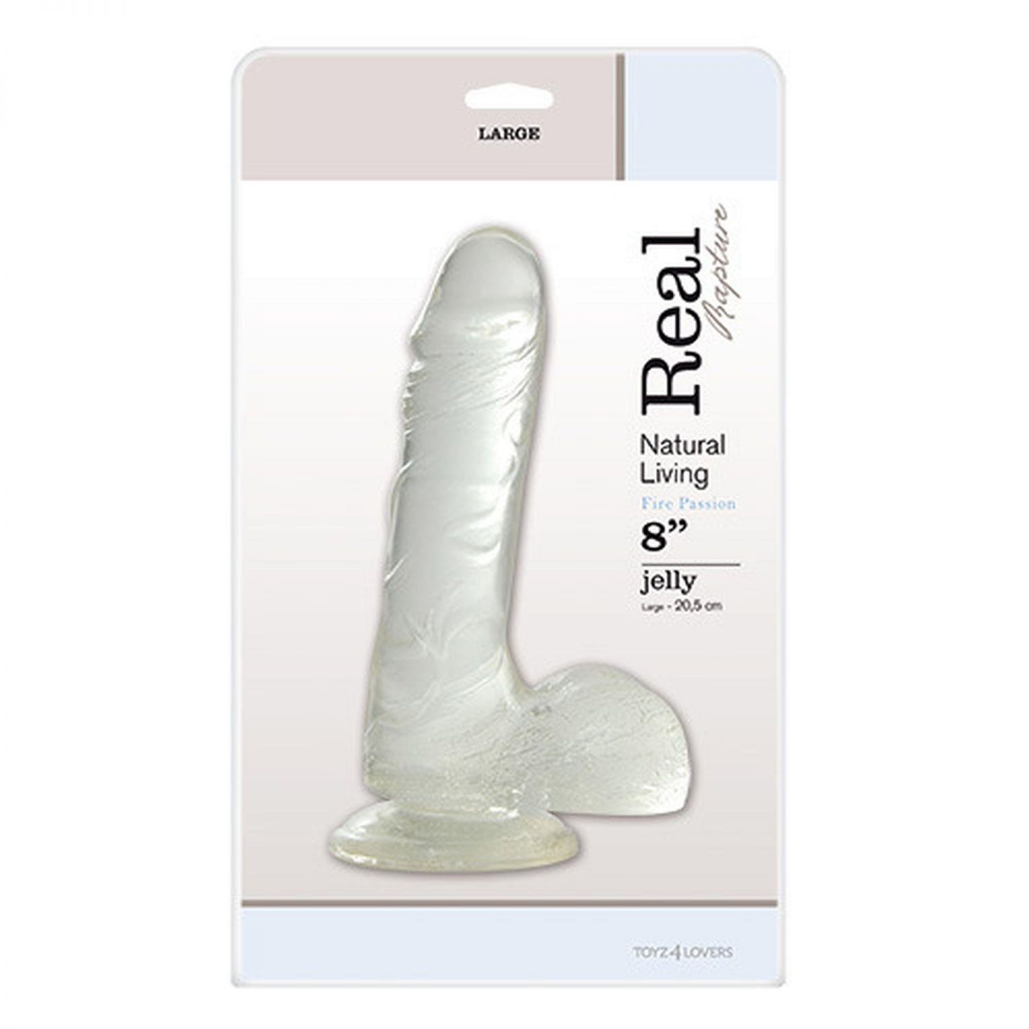 Дилдо JELLY DILDO REAL RAPTURE CLEAR 8