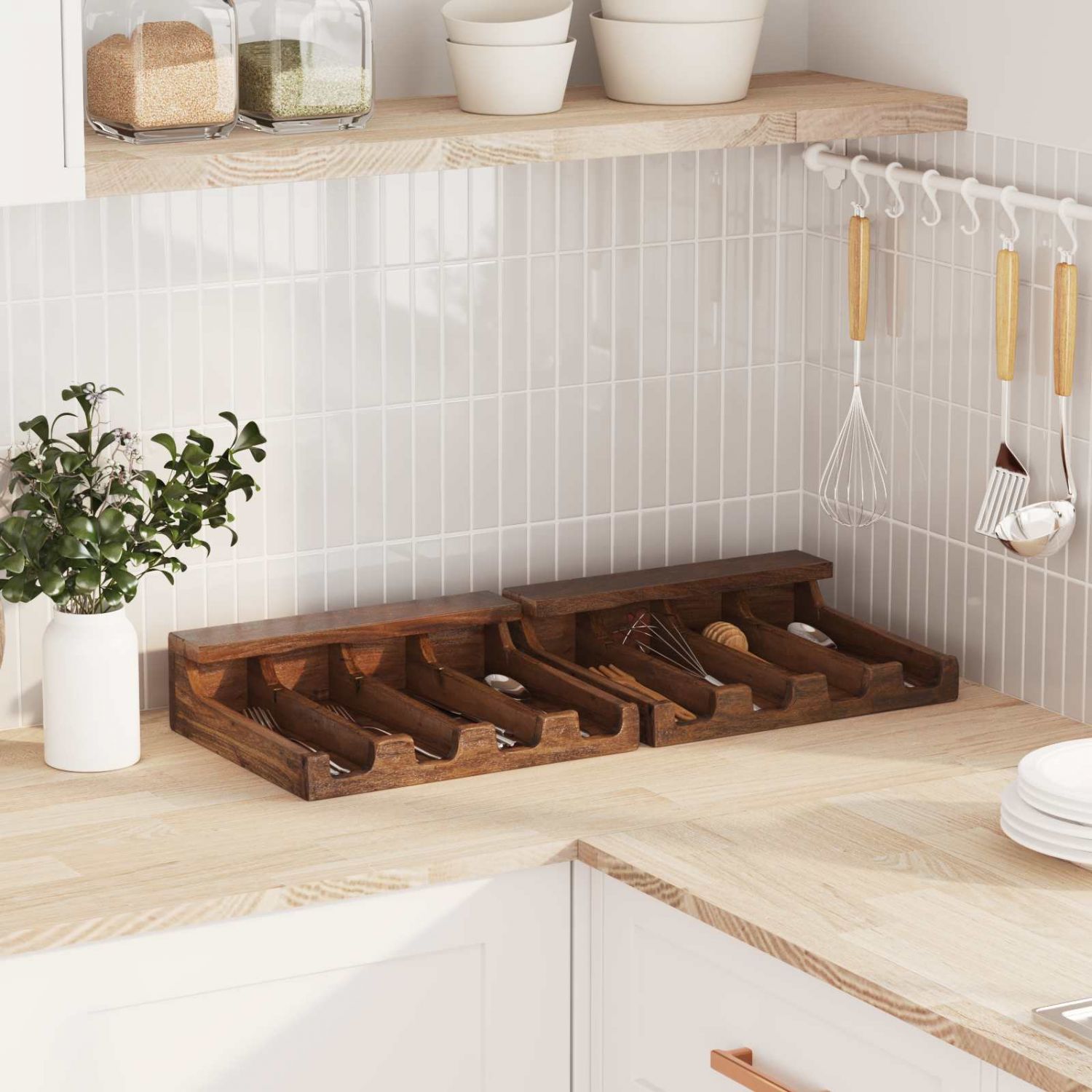 Karp Pruun 36 x 30 x 10 cm Tugev Mahagoni Puit