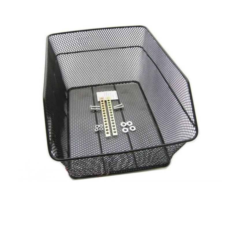 Bicycle basket - mesh, cut back