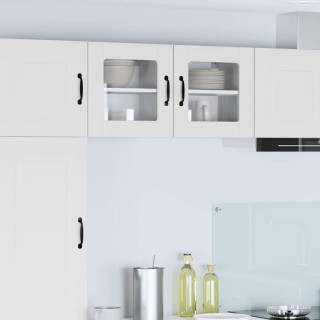 Seinakapp kööki riiuliga Valge 40 x 31 x 40 cm Tehispuit