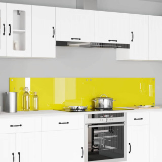 Kögi Splashback 2 pcs Kollane 110 x 40 cm karastatud klaas