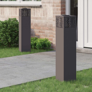 Päikese LED käigutee tuli 2 pcs Must Külmvaltsitud teras