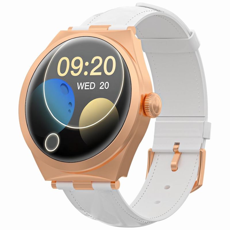 Smartwatch Gravity Rose Gold White GT25-5