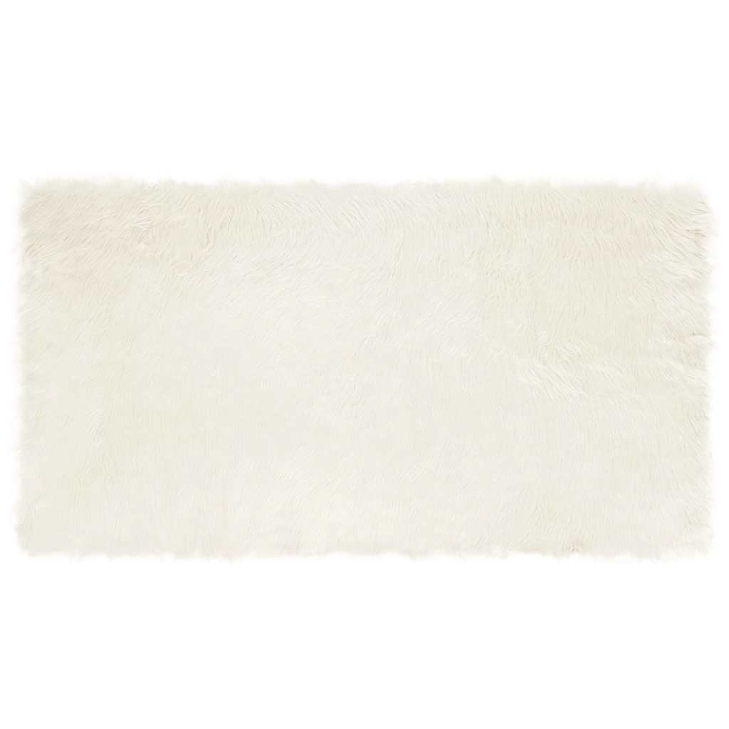 Vale Umbes Vaip Valge 60 x 110 cm Polüester