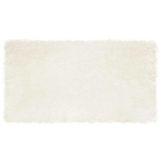 Vale Umbes Vaip Valge 60 x 110 cm Polüester