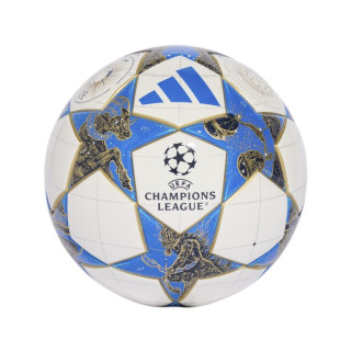 adidas UCL Mini 25/26 League Stage Football White, Blue, and Gold JP1544