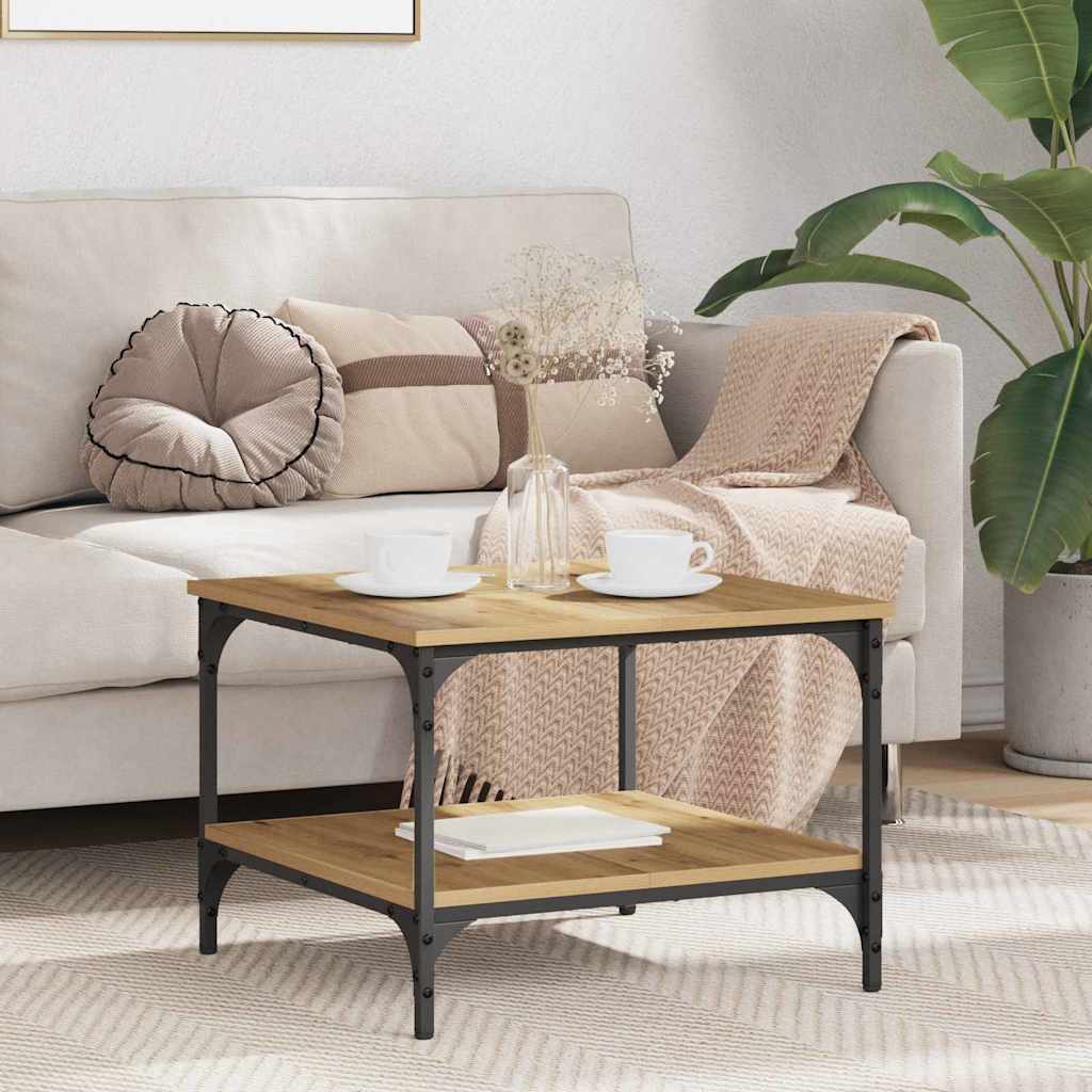 Kohvilaud Käsitööpuu 55 x 55 x 40 cm Tehispuit