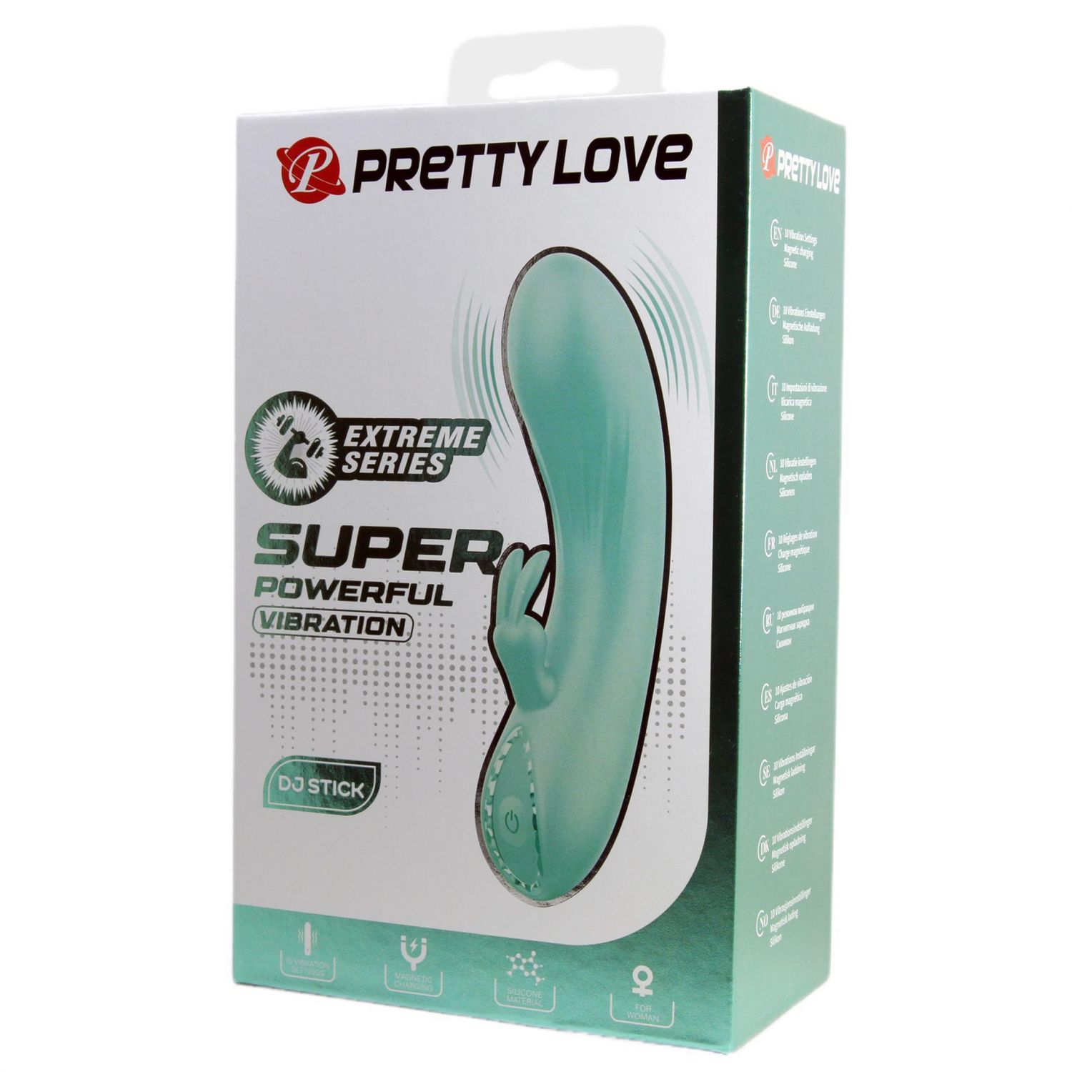 PRETTY LOVE - DJ STICK, 10 vibration functions, Magnetic USB charging