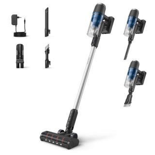 Philips 3000 Series Cordless Stick vacuum cleaner XC3032/01, Up to 60 min, 15 min of Turbo