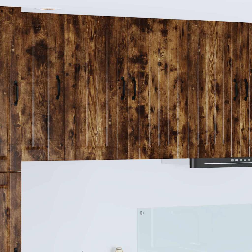 Seinakapp kööki Suitsetatud tamm 80 x 31 x 80 cm Tehispuit