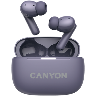CANYON Наушники OnGo TWS-10 ANC+ENC Фиолетовые