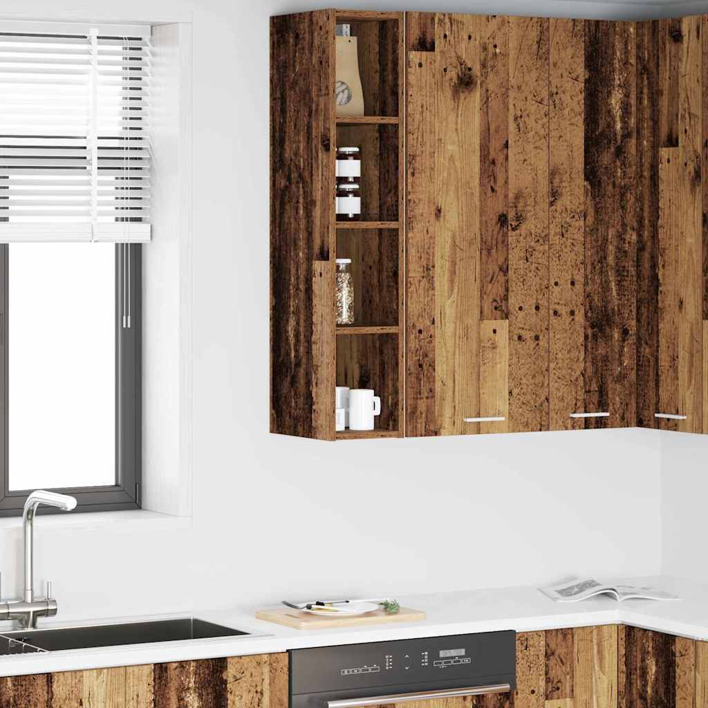 Seinakapp riiuliga Riga Vana puit 20 x 29,5 x 100 cm Tehispuit