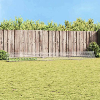 Küüliku Aedik Hõbedane 650 x 55 x 55 cm Tsinkteras