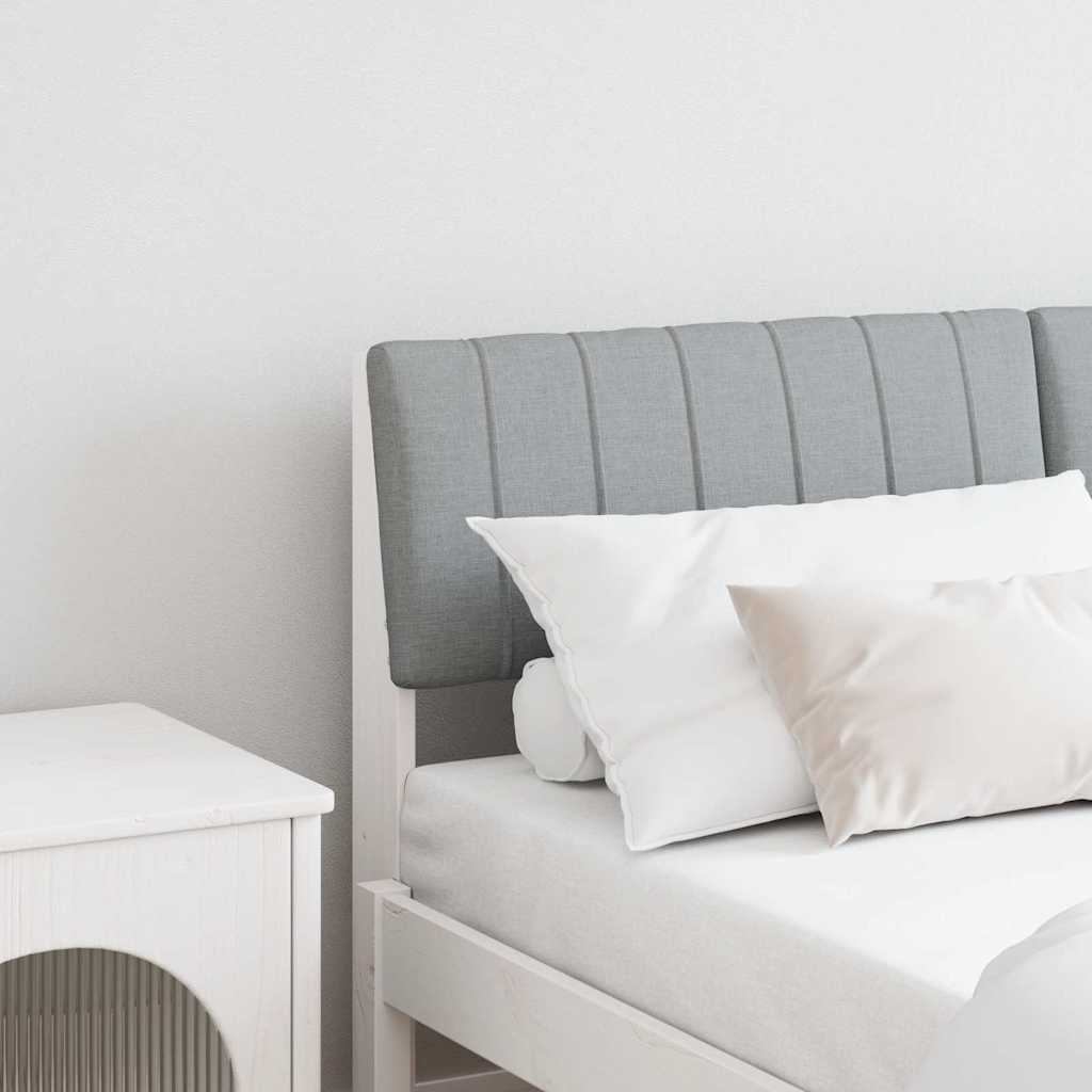 Polsterdatud voodiots Helehall 135 cm Tahke mänd