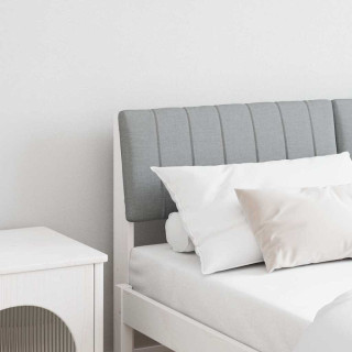 Polsterdatud voodiots Helehall 135 cm Tahke mänd