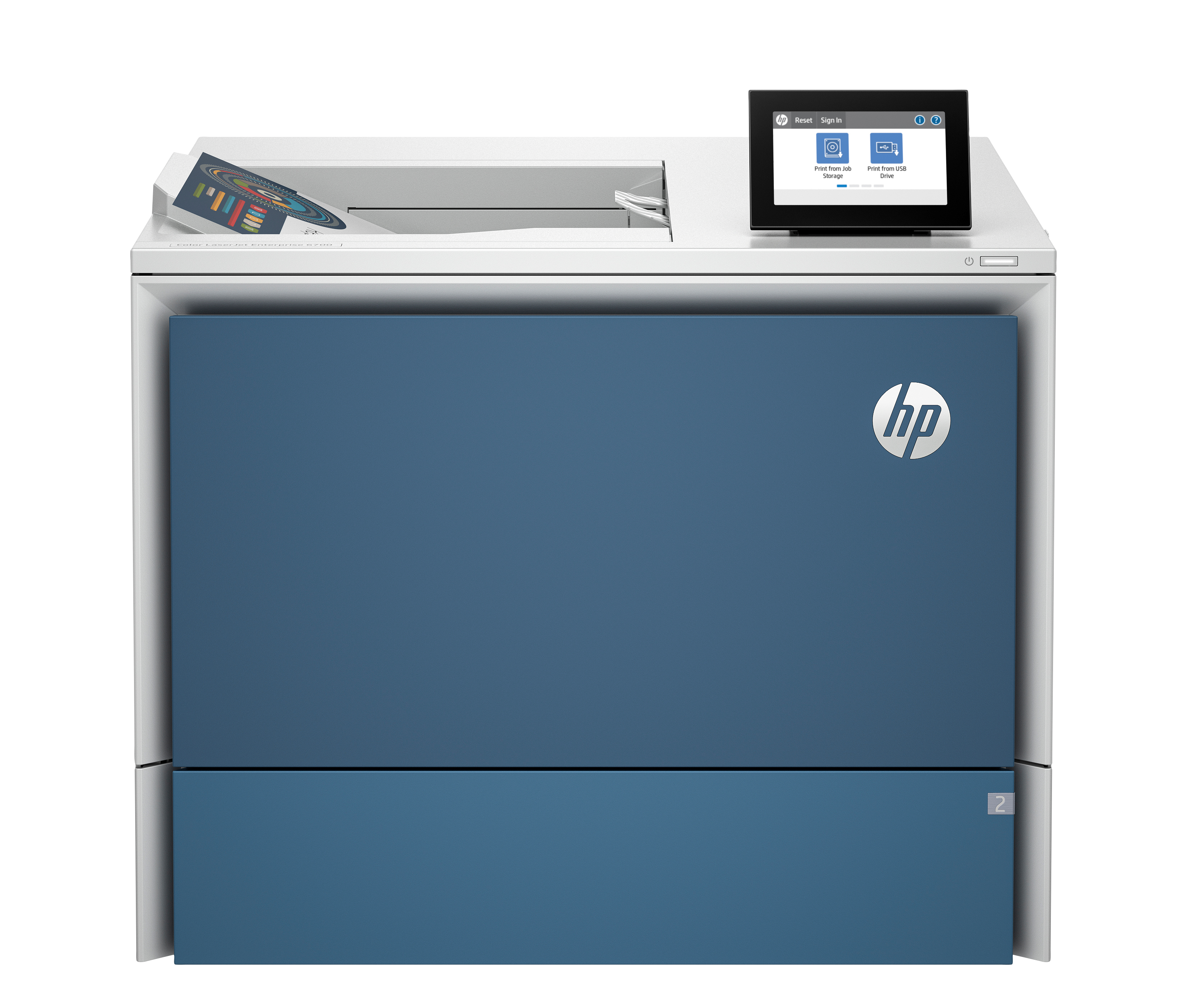 HP Color LaserJet Enterprise 6700dn Printer - A4 Color Laser, Print, Auto-Duplex, LAN, 55ppm, 2000-14000 pages per month (replaces M652dn)