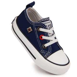 Big Star Jr HH374195 navy blue low-top sneakers
