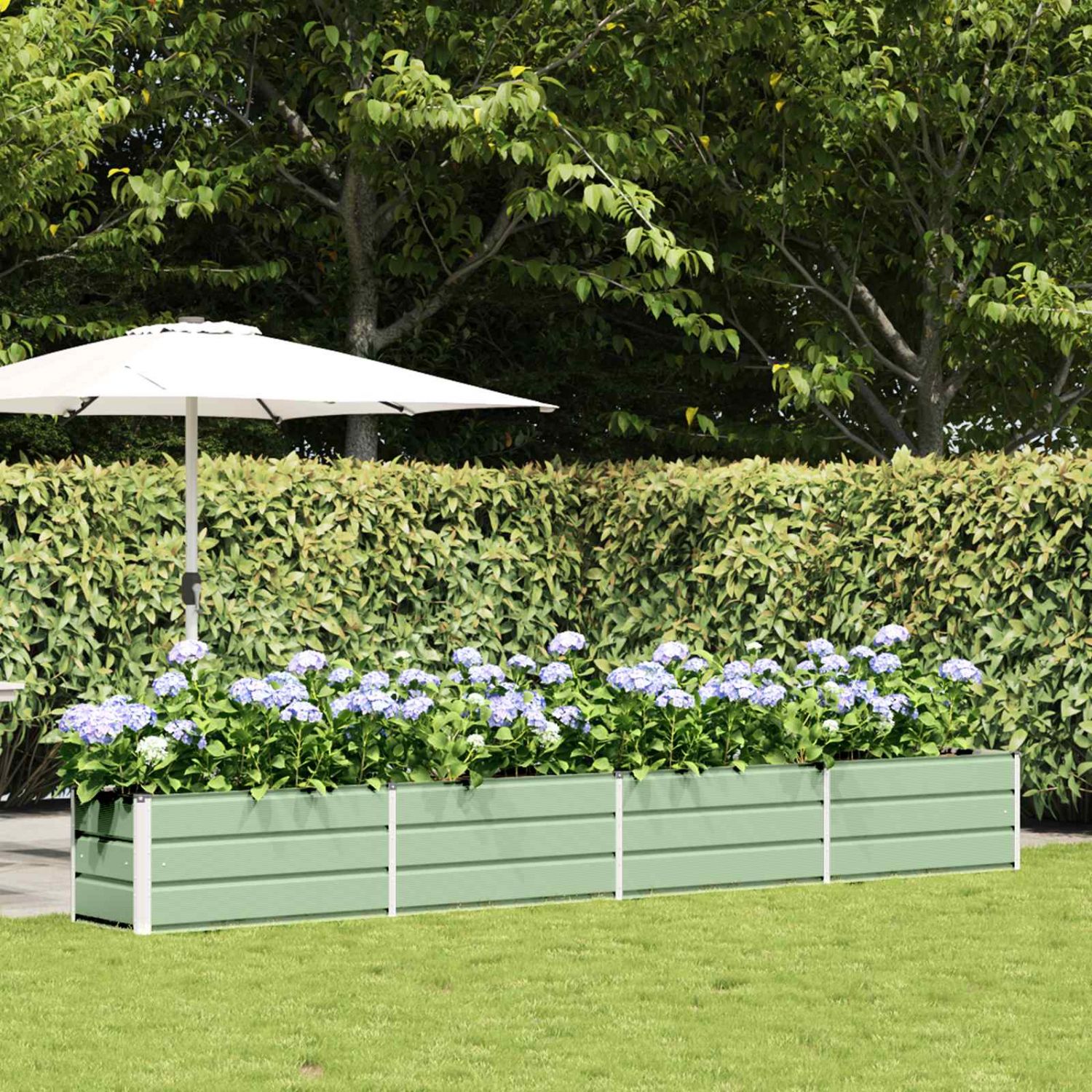 Taimekast Pastellroheline 480 x 50 x 45 cm Tsinkteras