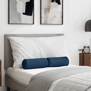 Padjad 2 pcs Sinine Ø 15 x 40 cm kangas