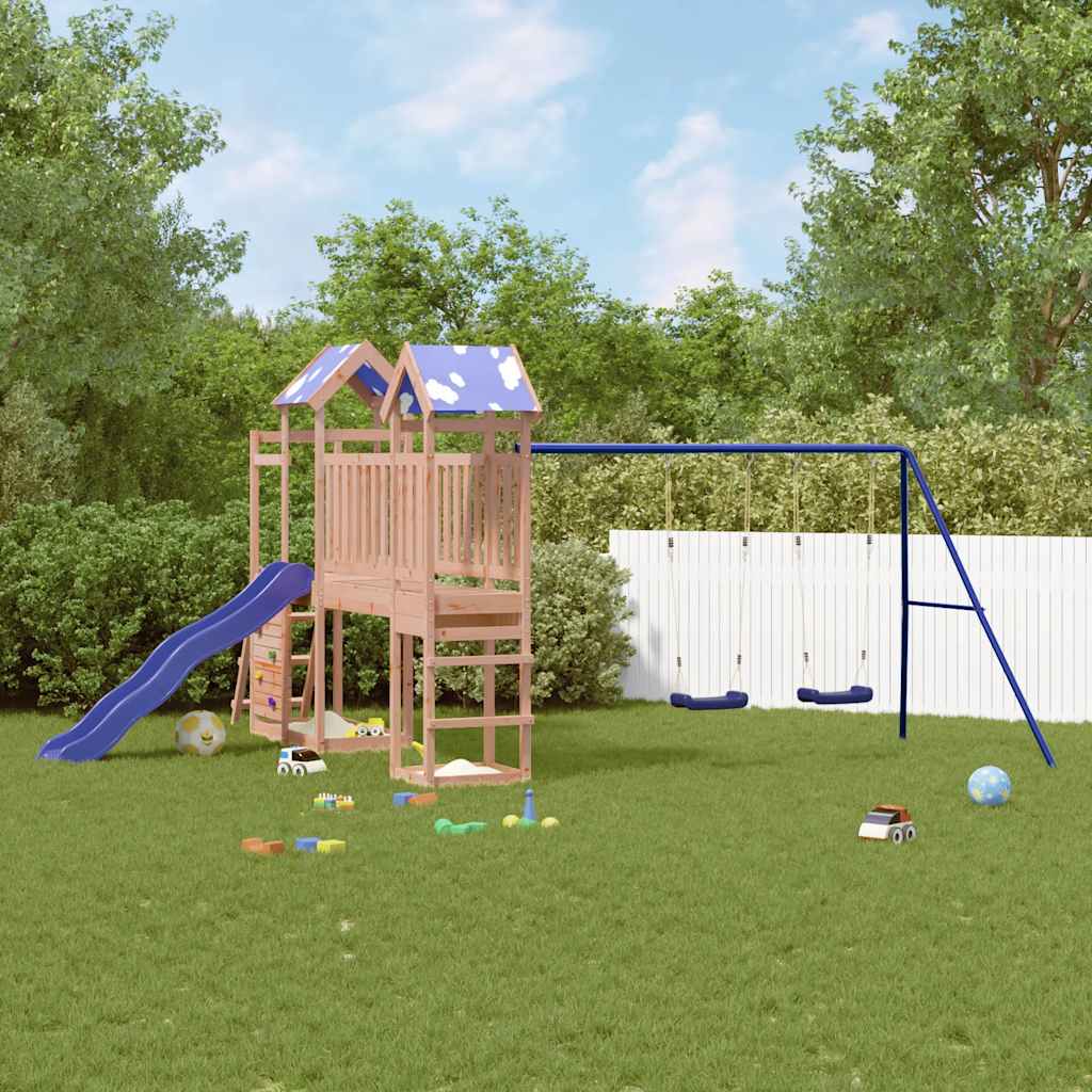 õue mänguväljak, ebatsuuga puit