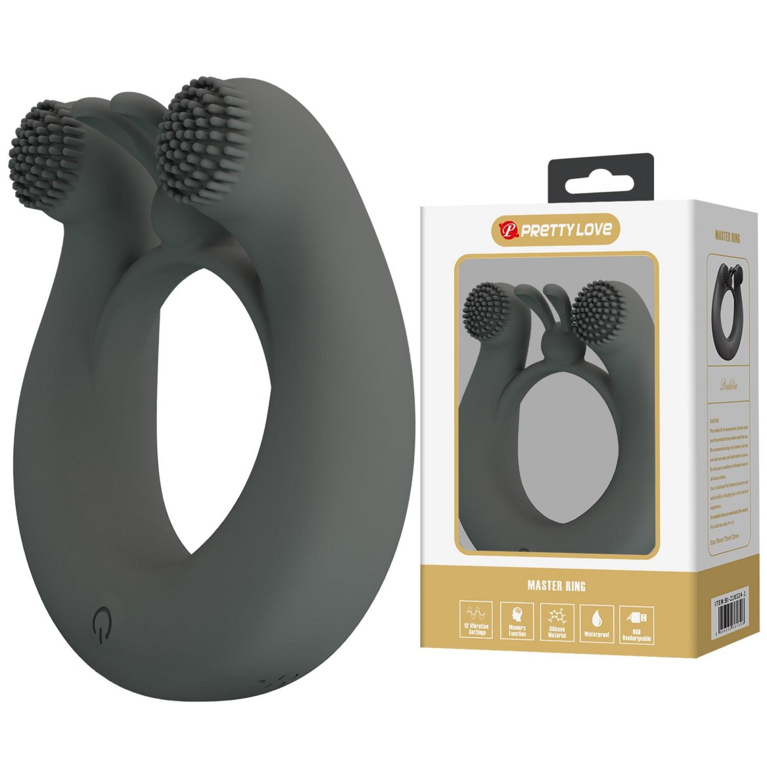 Master Ring: Кольцо с 12 режимами вибрации и функцией памяти