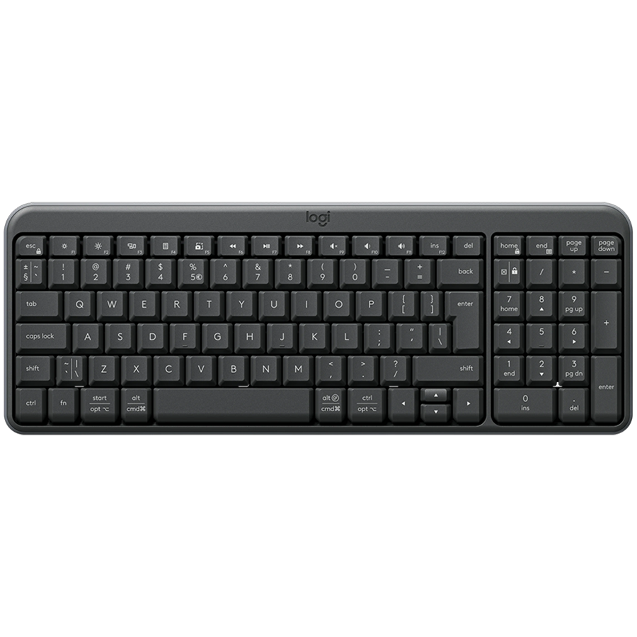 LOGITECH MK250 - GRAPHITE - US INT'L - 2.4GHZ/BT - INTNL-973