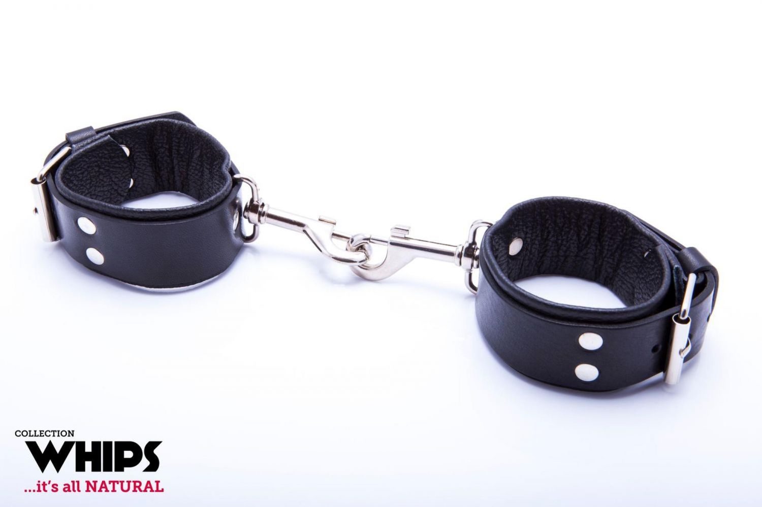 Käerauad - WHIPS Meeste nahast käerauad karabiinidega