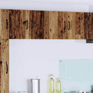 Seinakapp kööki 2 pcs Vana puit 60 x 31 x 40 cm Tehispuit