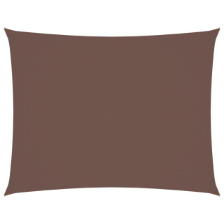Солнцезащитный тент из ткани Оксфорд, прямоугольный, 6 x 7 м, коричневый