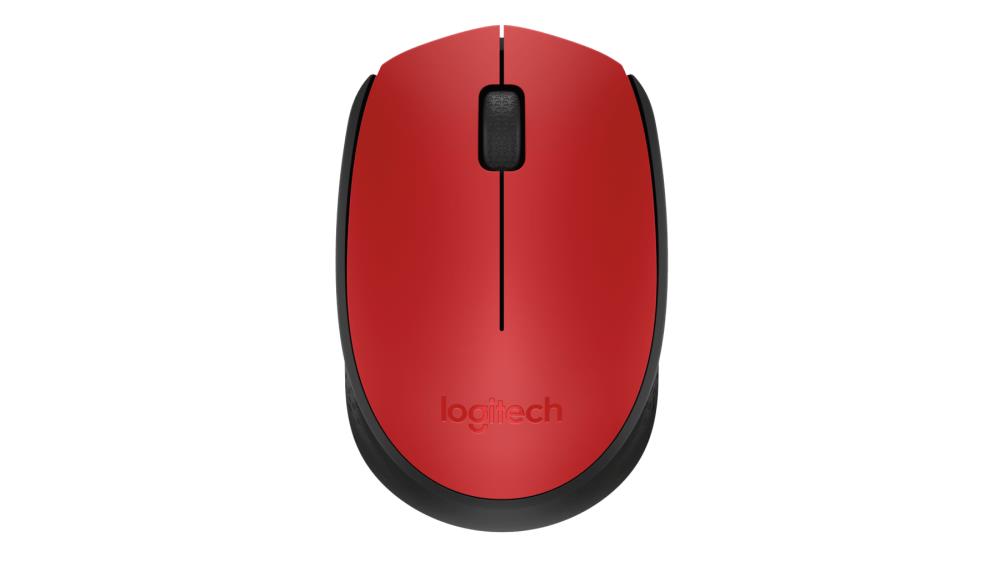 MOUSE USB OPTICAL WRL M171/RED 910-004641 LOGITECH