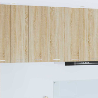 Seinakapp riiuliga Riga Sonoma tamm 60 x 31 x 80 cm Tehispuit