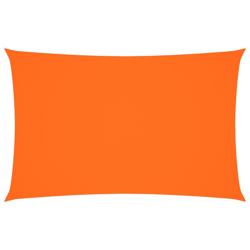 oxford-kangast päikesepuri, ristkülik, 2 x 4,5 m, oranž
