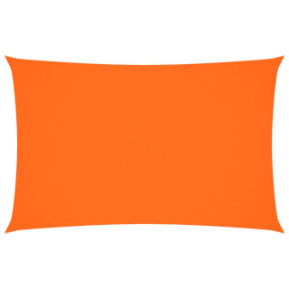 oxford-kangast päikesepuri, ristkülik, 2 x 4,5 m, oranž