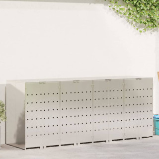 Ratta prügikasti hoidmine 3 prügikasti jaoks Hõbedane