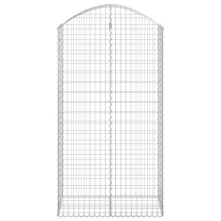 Габионный короб дугообразной формы, 100x50x180/200 см, оцинкованная сталь