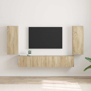 TV Seina Kapp 2 pcs Sonoma 30 x 31 x 80 cm Tehispuit
