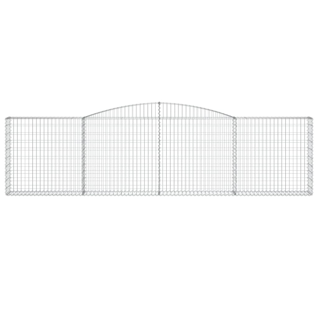 Габионная корзина дугообразной формы, 400x30x100/120 см, оцинкованная сталь