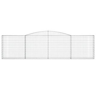 Габионная корзина дугообразной формы, 400x30x100/120 см, оцинкованная сталь