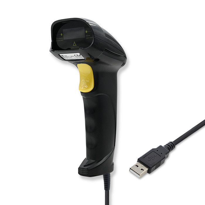 Qoltec barcode reader scanner | 1D | EAN | USB | Black