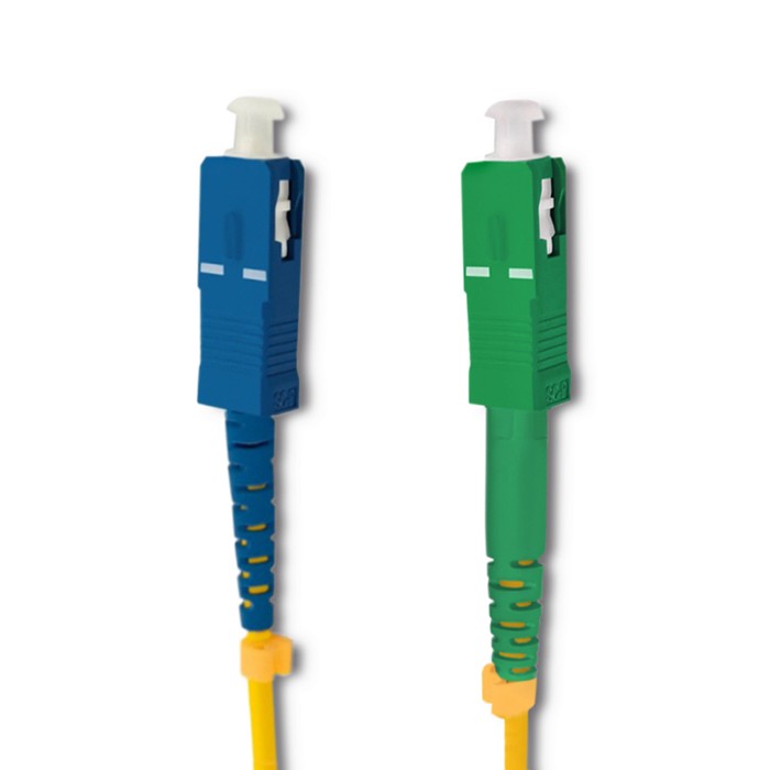 Qoltec Patchcord fiber optic SC/APC - SC/UPC | Singlemode | 9/125 | G652D | Simplex | 10m