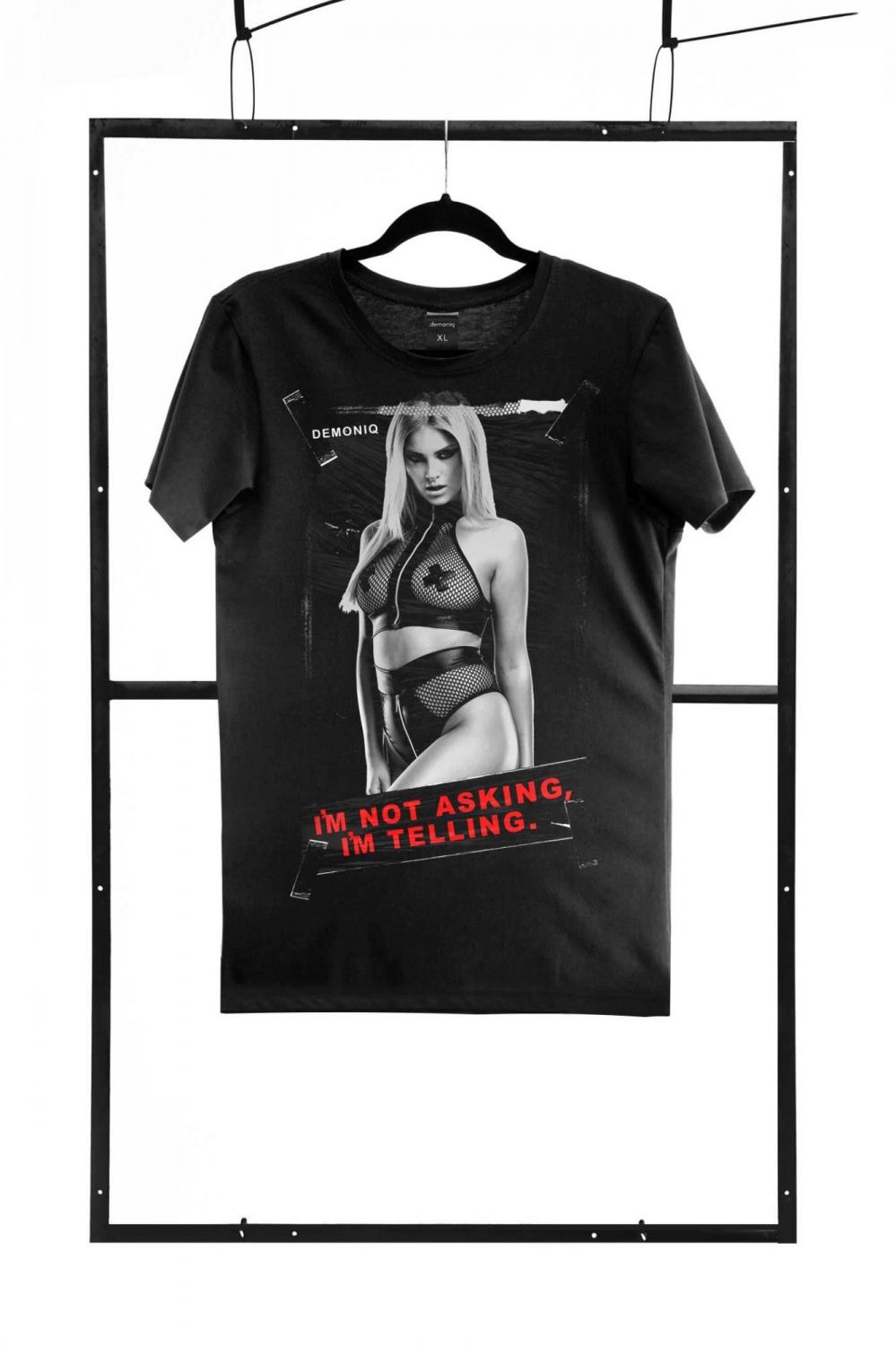 Футболка мужская черная M regular