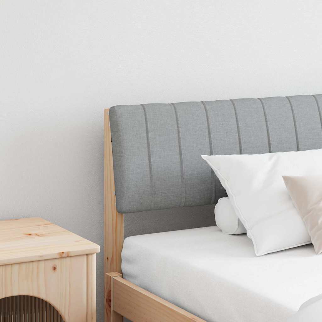 Polsterdatud voodiots Helehall 200 cm Tahke mänd