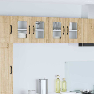 Seinakapp kööki 2 pcs Sonoma tamm 60 x 31 x 40 cm Tehispuit