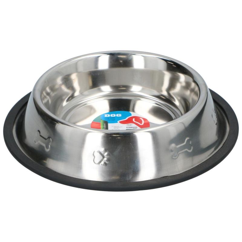 DOG AND CAT BOWL STAINLESS STEEL 750ML