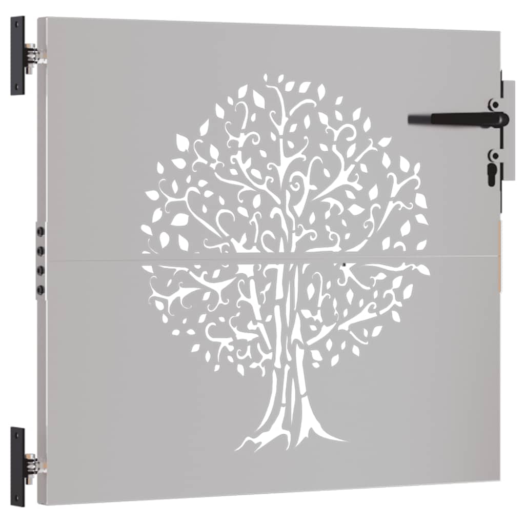 aiavärav, 85x75 cm, Corteni teras, puu kujundus