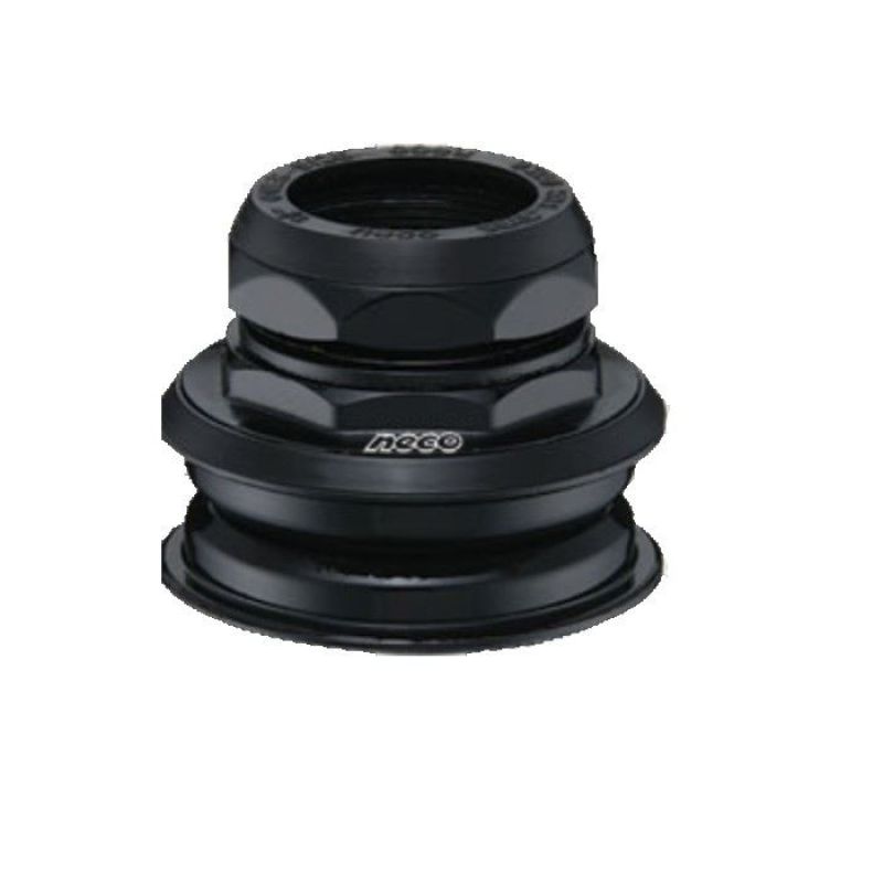 NECO 1 1/8'' h128 black semi-integrated rudder