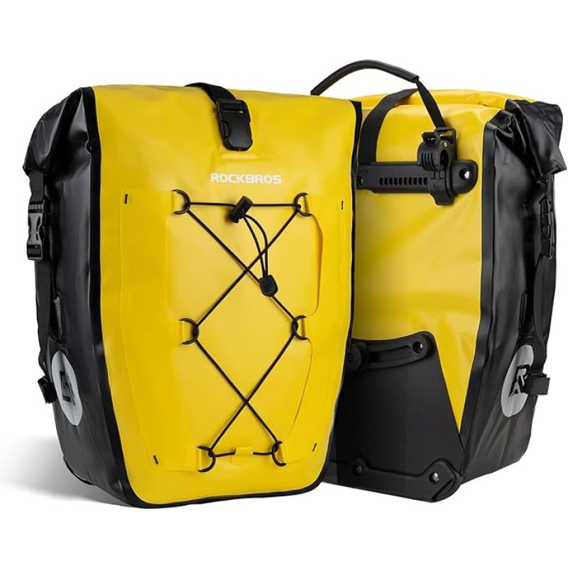 Rockbros waterproof trunk bag yellow