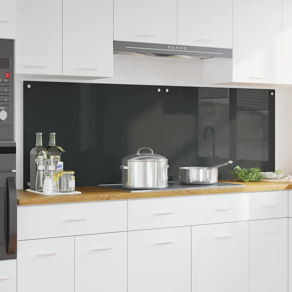 Kögi Splashback 2 pcs Tumehall 90 x 60 cm karastatud klaas